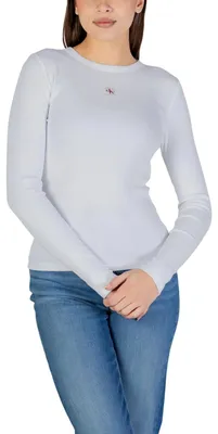 Produktbild von Calvin Klein Jeans 518339 Damen T-Shirt Weiß : Größe - XS Größe: XS
