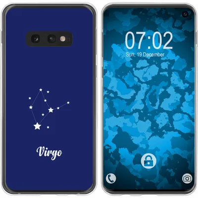 Produktbild von PhoneNatic Case kompatibel mit Samsung Galaxy S10e Silikon-Hülle SternzeichenVirgo M2