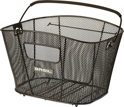 Produktbild von Basil Bold L Hinterradkorb engmaschig large 34 cm x 45 cm x 31 cm schwarz