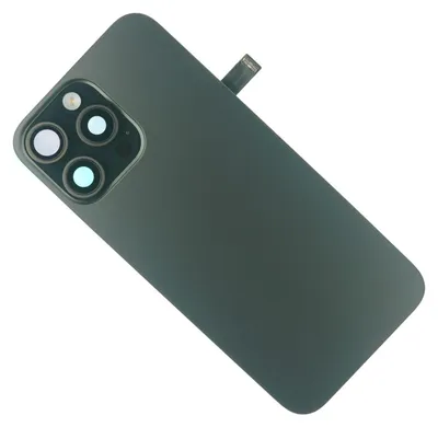Produktbild von Gehäuse Rückseite für iPhone 16 Pro Max Backcover Rückseite hinten Kameraglas Abdeckung + Ladespule, Schwarz
