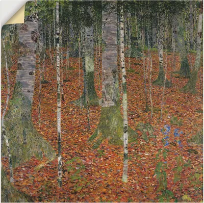 Produktbild von ARTland Wandbild, selbstklebend Birkenwald. 1903 Größe: 70x70 cm