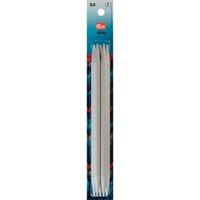 Produktbild von Prym HN Strumpfstricknadeln KST 20 cm 8,00 mm grau