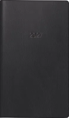 Produktbild von 2027 BRUNNEN Faltkalender 8x15cm sw 2S/1M