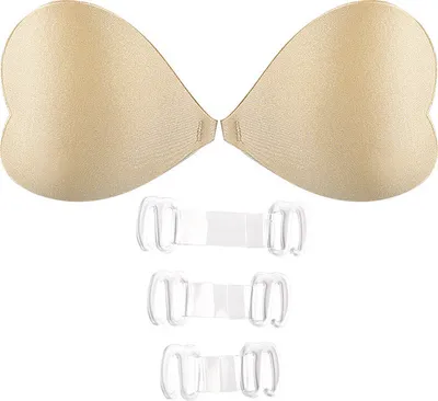 Produktbild von INF Herzförmiger Klebe-BH Beige L