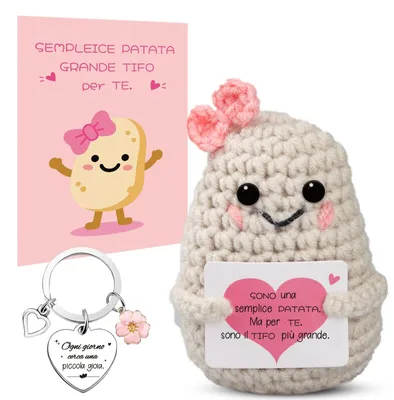 Productafbeelding van Originele Knuffelpoot Aardappel met Sleutelhanger