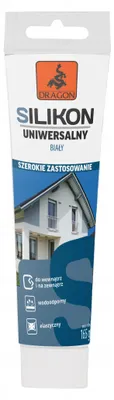 Zdjęcie produktu dla Silikon uniwersalny biały 100 ml do uszczelniania