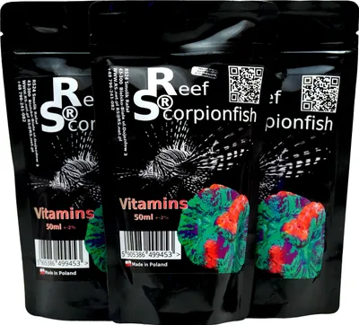 Zdjęcie produktu dla Reef Scorpionfish Vitamins 50 ml witaminy i aminokwasy dla koralowców
