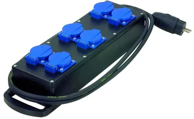 Produktbild von HEDI KVG6000 Steckdosenleiste aus Vollgummi, 230 V
