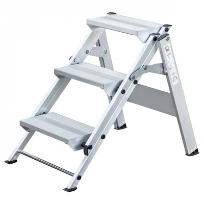 Immagine prodotto di Scala pieghevole in alluminio, 3 gradini 55003