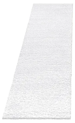 Immagine prodotto di Tappeto passamano per soggiorno, bianco, 80x250 cm, tinta unita, in poliestere