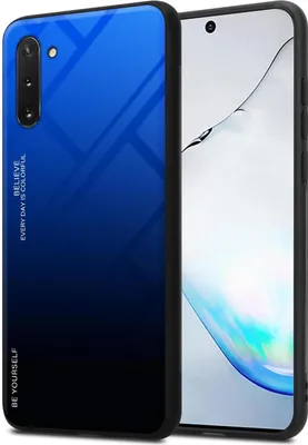 Produktbild von Cadorabo Hülle für Samsung Galaxy NOTE 10 Schutz Hülle in Schwarz Handyhülle TPU Etui Cover Case Tempered Glas