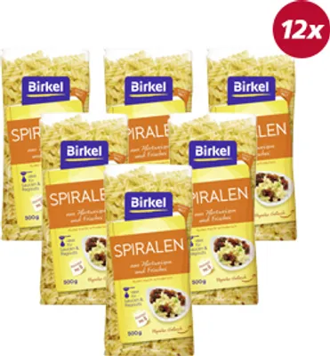 Produktbild von Birkel No.1 Spiralen 12 x 500 g