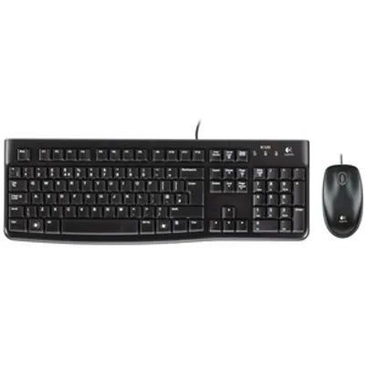 Produktbild von Logitech K120, Kabelgebunden, USB, AZERTY, Schwarz
