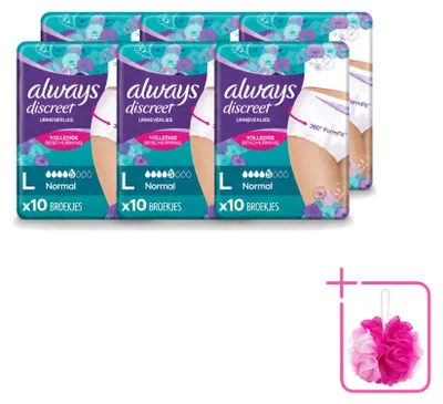 Image de 6 x Sous-vêtements absorbants pour l'incontinence, taille L - Pack économique - 6 pièces