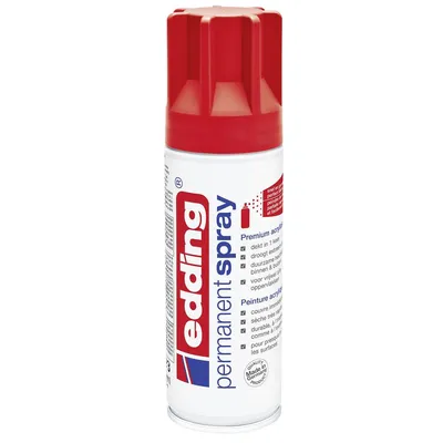 Immagine prodotto di Edding 5200 | Vernice acrilica premium spray permanente Rosso Traffico opaco