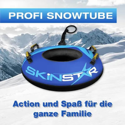 Image de SkinStar Profi Snowtube bleu Ø 70cm Pneus de luge Pneus de neige Luge Bob