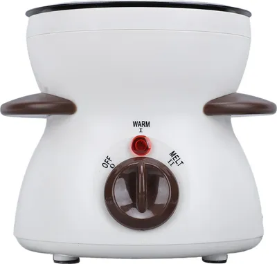 Image de Mini Electric Fondue Pot Set avec 10 fourchettes à tremper Faire fondre le chocolat petit pour le caramel blanc Prise UE 220 V