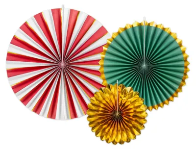 Obrázok produktu pre Dekoračné rozety, mix 3ks Party Deco