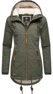 Produktbild von Ragwear Damen Winter-Kurzmantel Zuzka Winter wasserdicht vegan
