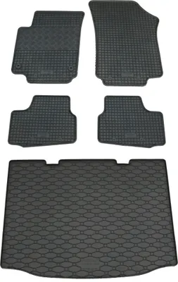 Produktbild von Gummi Fußmatten + Kofferraumwanne für VW Up, Bj. 2011-