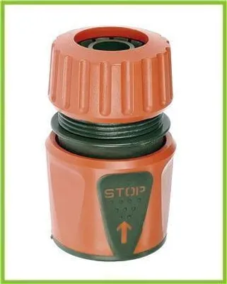 Image de raccord de tuyau 3/4" Stop eau pour tuyau d'arrosage Raccord de tuyau