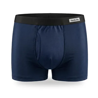 Produktbild von KediLife Inkontinenz Boxershorts Herren - 1x Saugfähig Bei Leichten Urinverlusten - Größe L, Blau