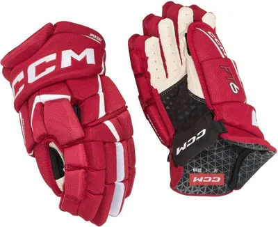 Zdjęcie produktu dla Rękawice CCM Jetspeed FT6 JR, czarno-białe, juniorskie, 12"
