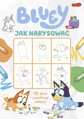 Immagine prodotto di HARPERCOLLINS Pagina da colorare Bluey: come disegnare 95833