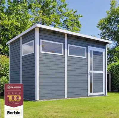 Obrázok produktu pre Bertilo záhradný domček Pentus 3 - 19 mm sivý