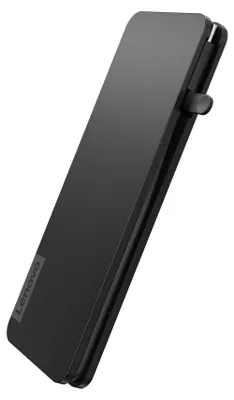 Produktbild von Lenovo 4X11N40212, Kabelgebunden, USB 3.2 Gen 1 (3.1 Gen 1) Type-C, 65 W, Schwarz, Eclipse Black, MicroSD (TransFlash), SD