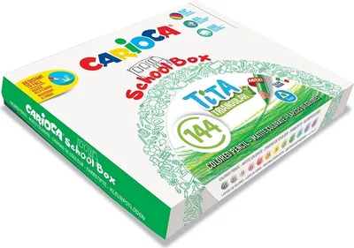 Obrázok produktu pre Pastelky CARIOCA Tita Maxi, 144ks školský box