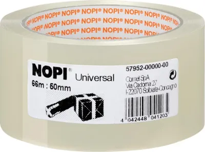 Produktbild von NOPI® Packband NOPI® Pack Universal, 50 mm x 66 m, braun, für Kartons bis 15kg