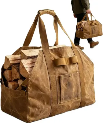 Imagen del producto de Omgoods: Bolsa de transporte de madera, plegable y duradera