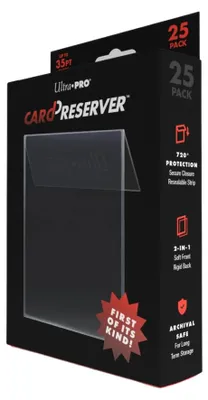 Produktbild von 1x Ultra Pro Preserver – Hartplastik-Kartenhülle für Sammelkarten – Einzelstück + Heartforcards Versandschutz