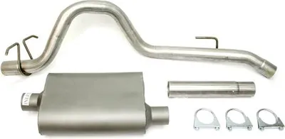 Obrázek produktu pro Sportovní výfuk 2,5 l. Tlumič výfuku Deep Tone s koncovkou výfuku Jeep Wrangler YJ 87-95