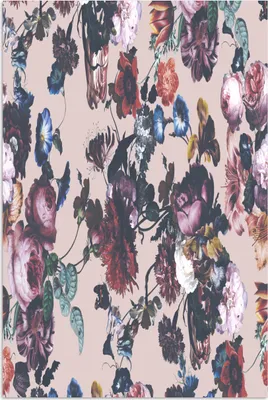 Produktbild von MuchoWow® Poster Blumen - Farben - Pastell 80x120 cm - Papierdruck