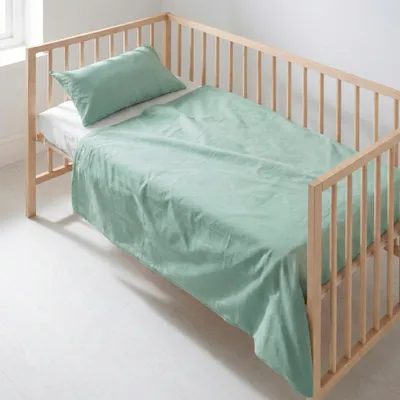 Immagine prodotto di HappyFriday BASIC KIDS set di biancheria da letto menta culla 2 pezzi