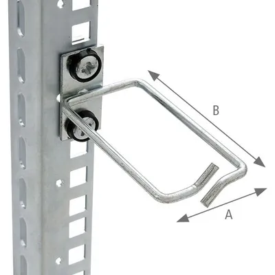 Produktbild von Triton Kabelrangierbügel, Metall, gerade 40x80mm