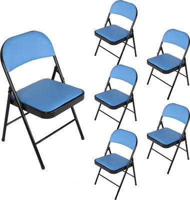 Produktbild von Klappstühle 6er Set Wedigo Blau