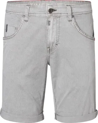 Produktbild von Timezone Gestreifte Bermuda Shorts mit Taschen und Gürtelschlaufen Größe: 31W