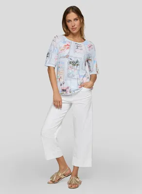 Produktbild von T-Shirt 6316 Kristallblau Größe 44