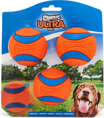 Produktbild von ChuckIt! Ultra Ball Hundespielzeug-Ball, langlebig, Gummi, hohe Sprungkraft, sch