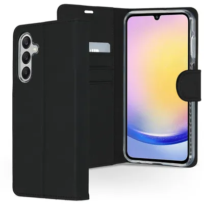 Produktbild von Accezz Wallet TPU Klapphülle Samsung Galaxy A25 (5G) - Schwarz