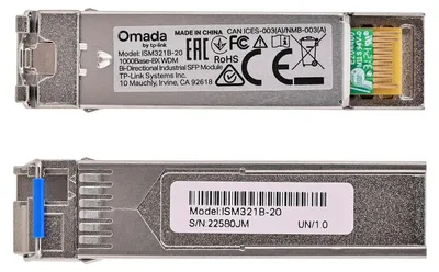Productafbeelding van TP-Link ISM321B-20 network transceiver module Fiber optic 1250 Mbit/s SFP