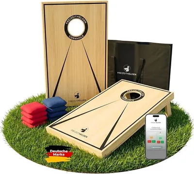 Imagen del producto de Silecomplaza Cornhole, juego de lanzamiento al aire libre - Set premium para adultos y niños