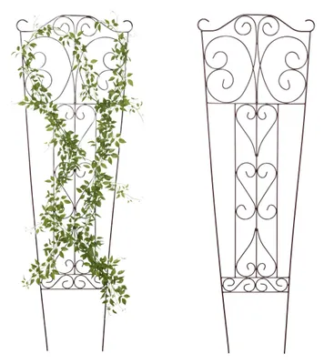 Produktbild von Set aus 2 Kletterpflanzen-Gitter für den Garten