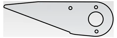 Produktbild von Ersatzklinge für Schafhufscheren 50-51