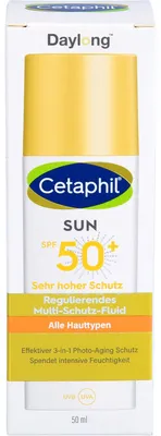 Obrázok produktu pre Cetaphil sun Daylong SPF 50+ multiochranný fluid na tvár, 50 ml