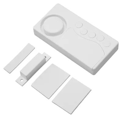 Produktbild von Drahtloser Tür-Fenster-Alarmsensor, Diebstahlschutz, 108 dB, einfache Installation, Sicherheit für Heimschränke