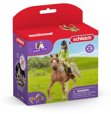 Image de Schleich® 42542 Schleich® Horse Club 42542 bewegliche Sarah & Mystery Spielfiguren-Set